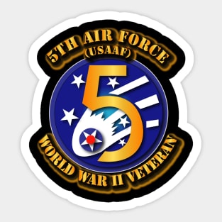 5th Air Force - USAAF Sticker